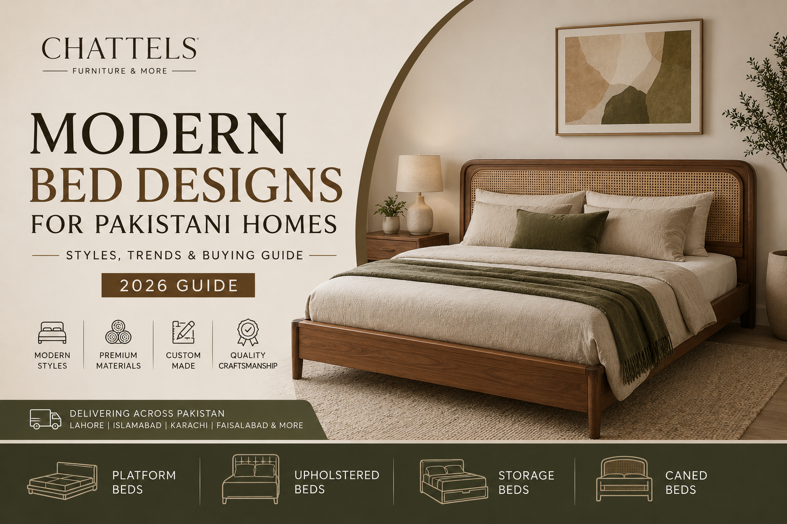 Modern Bed Designs for Pakistani Homes (2026 Guide)