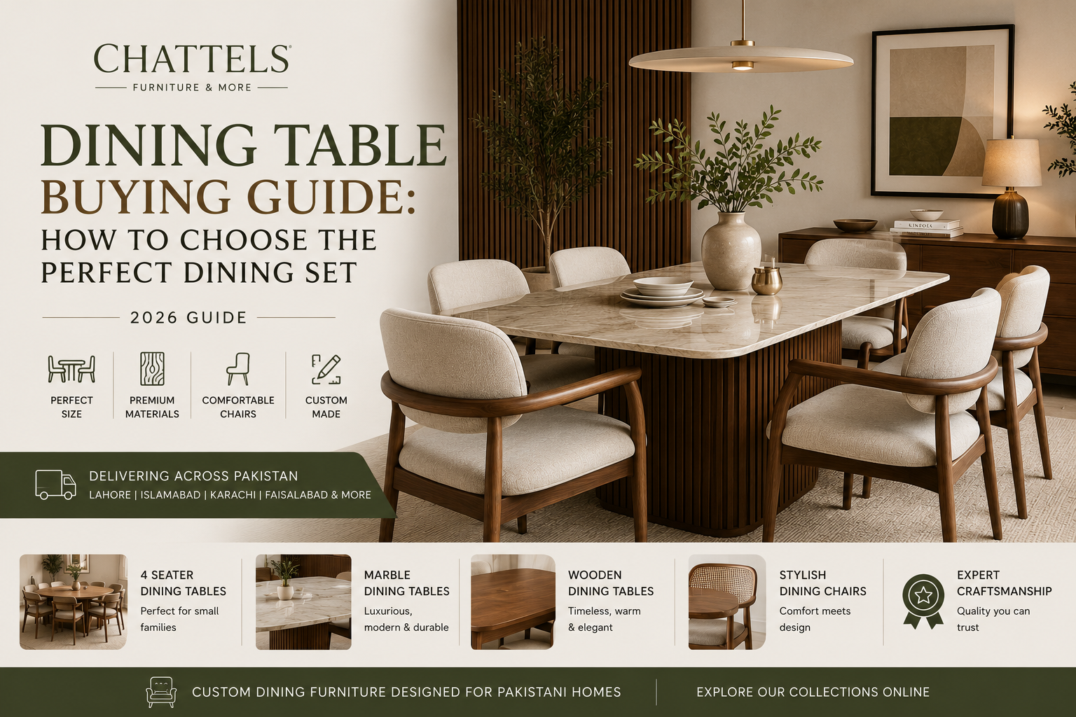 Dining Table Buying Guide: How to Choose the Perfect Dining Set